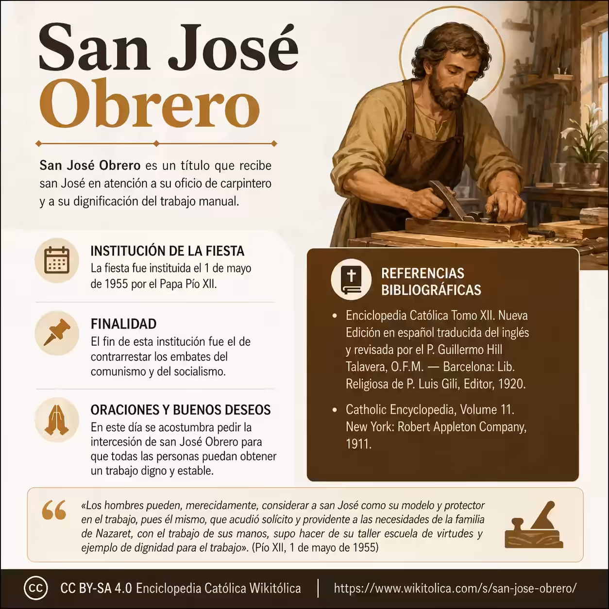 Infografía de San José Obrero
