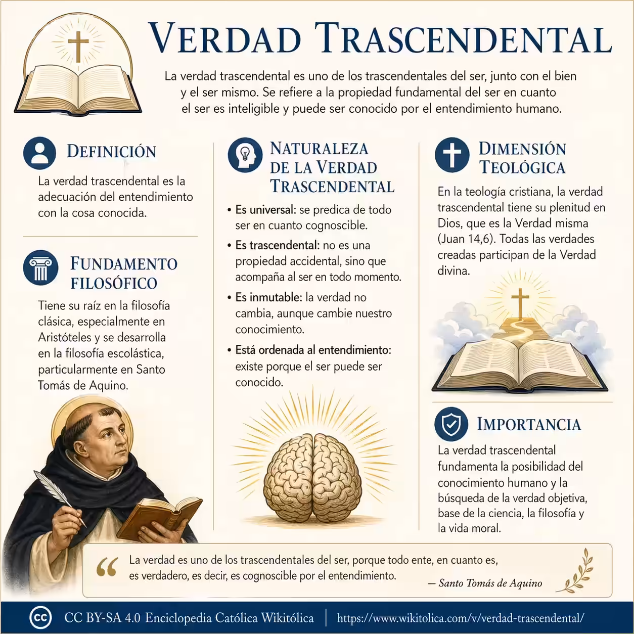 Infografía de Verdad trascendental